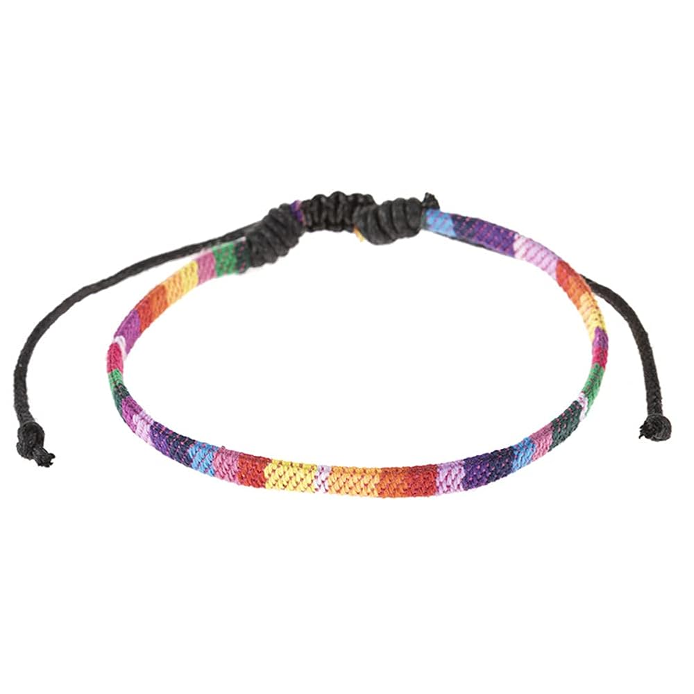 イ・ミンホ PROMIZ One Round String Bracelet Pattern #28 - friendship-bracelets.net